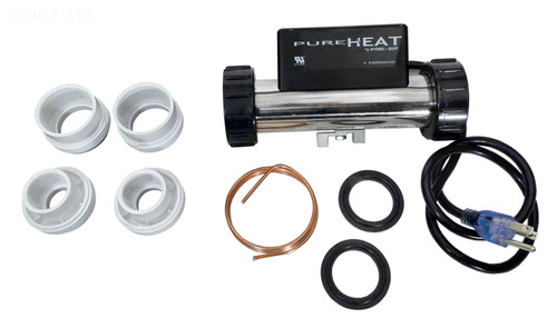 Hydro-Quip PH101-15UV In-Line Bath Heater - 120V, 1500W, Vac