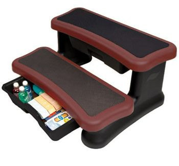Smart Step Spa Storage Steps - Mahogany