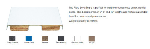 SR Smith 66-209-270S3T Diving Board, 10' Fibre-Dive Board Marine Blue with Matching Tread