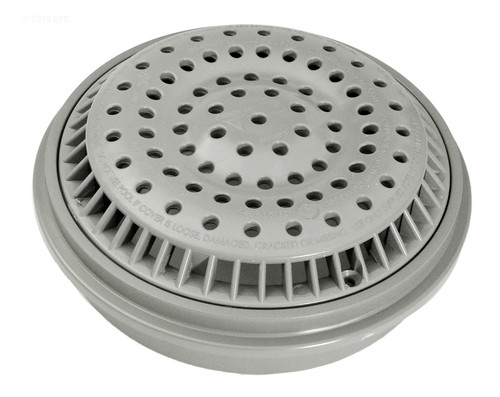 Waterway 640-2347V 8 Inch Pool Main Drain Cover & Extended Collar - Gray