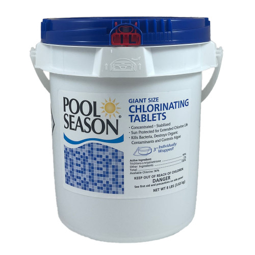 3" Chlorinating Tablets - 8lb Bucket - Wrapped