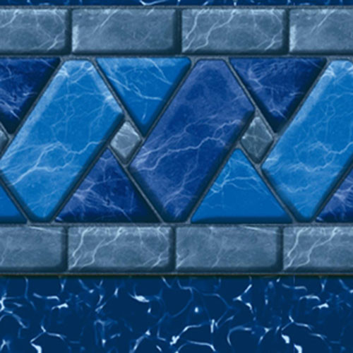 GLI 18 x 36 Rectangle Ocean Blue 20 Mil Inground Pool Liner