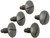 Pentair LLC55PM Legend Grey Wheel Screws - 5 Pack