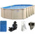 Surfside 21' x 41' Oval 52" Steel Above Ground Pool Package - NB7296PKG