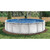 18' Round Adobe Mist 52" Steel 6" Top Rail Above Ground Pool Package - NB7704P