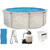 Ocean Mist Englewood 18' Round 48" Above Ground Pool Package