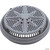 Pentair 500108 StarGuard Main Drain Cover with Long Ring - White