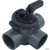 Pentair 3-Way Diverter Valve PVC - 2 Inch x 2.5 Inch - 263028
