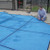 16 ft x 32 ft Light Weight Solid Pool Safety Cover - Blue - 20 yr Warranty