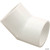 1.5 Inch Schedule 40 PVC 45 Degree Elbow - Slip x Slip - 417-015