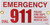 Pentair R231700 Emergency Phone Number 911 Pool and Spa Sign