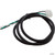 Amp Cord, H-Q, 16/3 x 48, White AMP-4 Male (B/W/G)