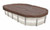 Above Ground Pool Winter Cover For 18 ft x 34 ft Oval Pool 25 yr Warranty