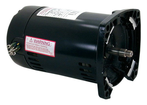 Q3202 Pool Pump Motor 48Y Frame 2 HP Square Flange 3-Phase 208-230/460V
