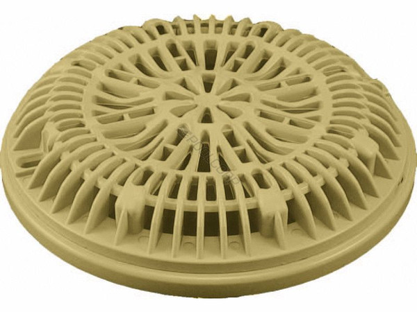 Tan Vinyl Main Drain Galaxy Lid & Ring - 8" - 25548-009-000