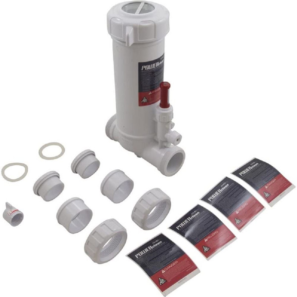 Power Clean Ultra In-Line Chlorinator w/ Clear Glass Lid
