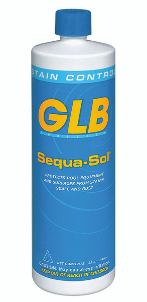 GLB Sequa-Sol Sequestering Agent Pool Stain Preventer - 1-Quart