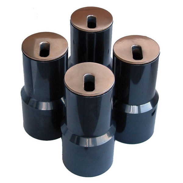 Jandy JDJ2004 Pool Deck Jets with Bronze Cover Plates - Set of 4