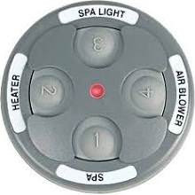 Jandy 8049 Spa-Side Spa Remote - 4 Function - 100 ft - Gray