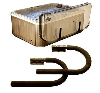 Spa Cover Catch Storage System