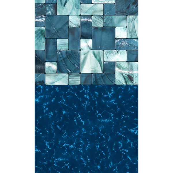 Emerald Coast 30-ft Round Above Ground Overlap Pool Liner - 48/54-in