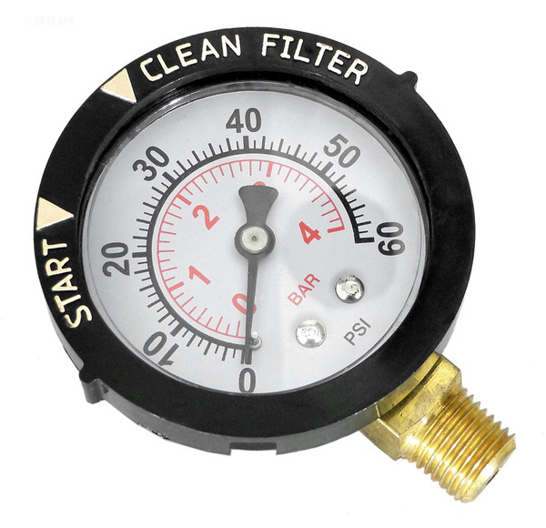 Pentair 190058 Pressure Gauge - Bottom Mount