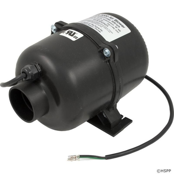 Air Supply 3910201 Spa Blower Ultra 9000 - 1 HP - 240V - 2.5A - Amp Cord