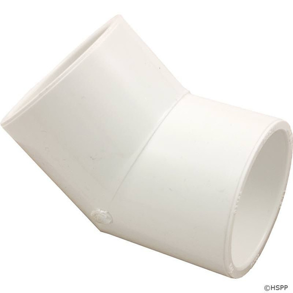 1.5 Inch Schedule 40 PVC 45 Degree Elbow - Slip x Slip - 417-015
