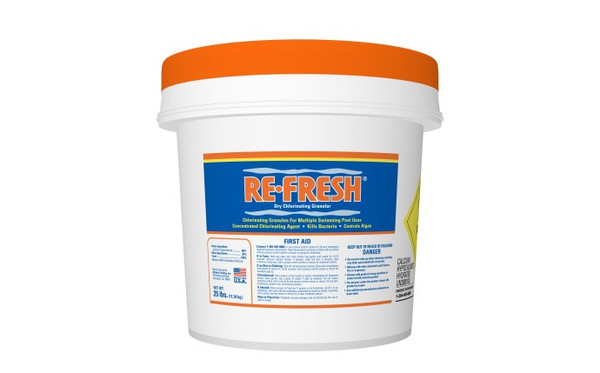 Refresh 25 lb Pail 68% Calcium Hypochlorite Granular
