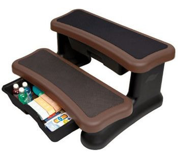 Smart Step Spa Storage Steps - Espresso