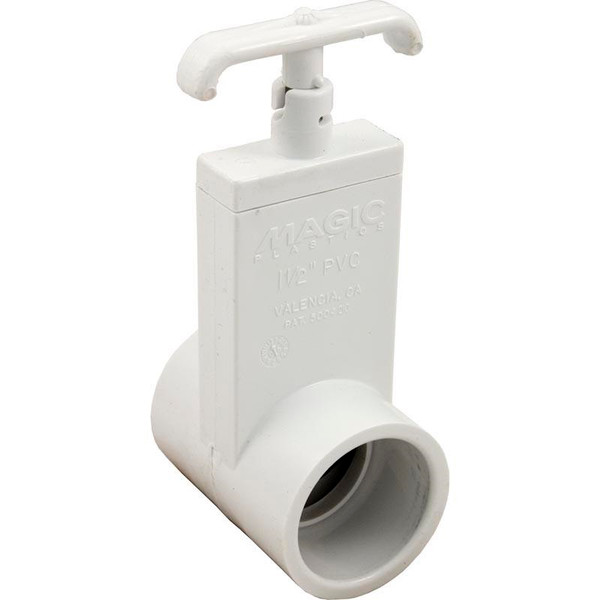 Magic Plastics 0401-15 Unibody Slice Valve - 1.5" Slip x Slip