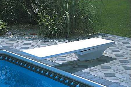 Flyte Deck II Stand for 6' Diving Board - Radiant White