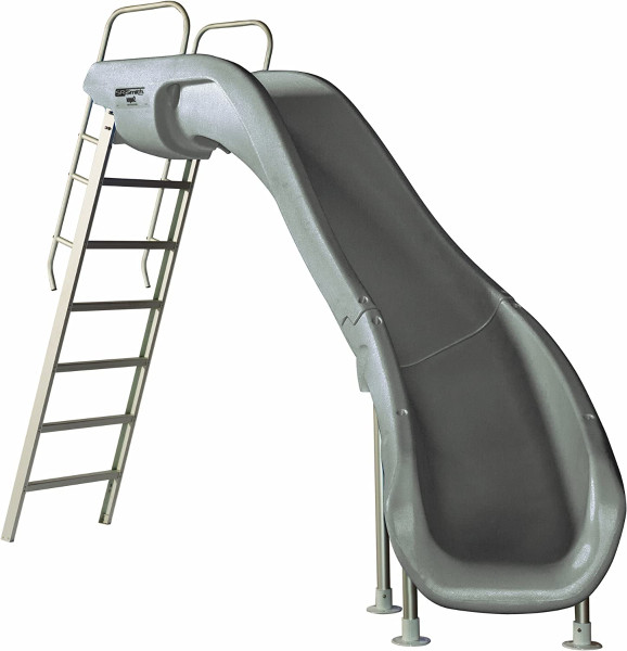 SR Smith 610-209-58120 Rogue 2 Pool Slide - Gray - Right Curve