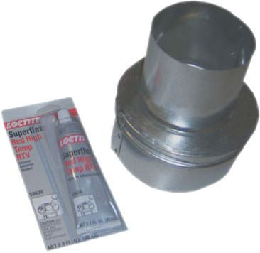 Pentair / Sta-Rite Heater 4 In x 6 In Metal Flue Collar 77707-0076