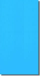 15' Round Solid Blue Standard Gauge Overlap Liner 48"/52"