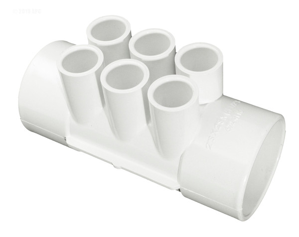 Waterway 672-4110 Smart Plumb 6-Port Slip Manifold - 2-Inch