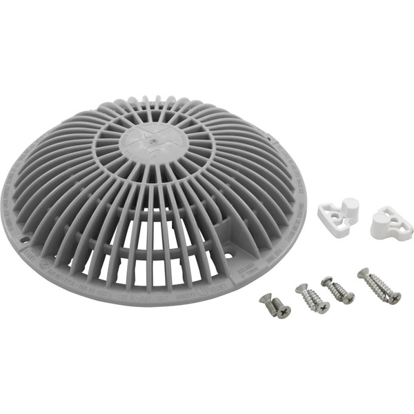 AquaStar MoFlow 8" Light Gray Round Retrofit Suction Outlet Cover