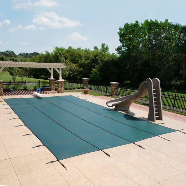 20' x  40' Standard Mesh Rectangle Safety Pool Cover - 18-Year - 95% Sun Block