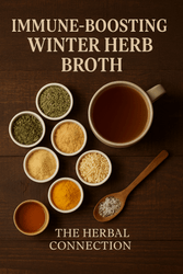 Nourish & Thrive: A Comforting Winter Herb Broth to Support Immunity and Digestion
