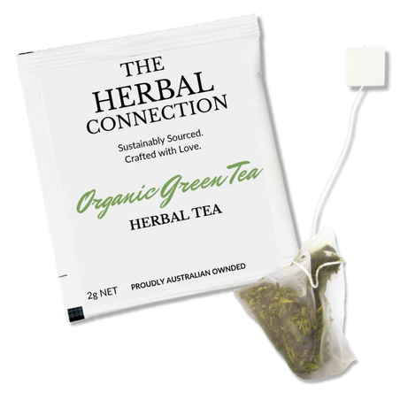 Bulk 100 Pack Individually Wrapped Tea Bags Wholesale, Organic Green Tea