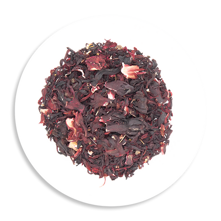 Certified Organic Hibiscus Flowers – Hibiscus sabdariffa Roselle, Deep Crimson Intensely Tart Dried Calyces, 250g to 5kg Bulk Wholesale