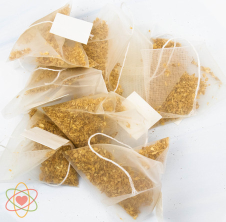 Ginger Root Organic Bulk Tea Bags 100 Pack – Biodegradable Pyramid Tea Bags, Gold Coast Australia