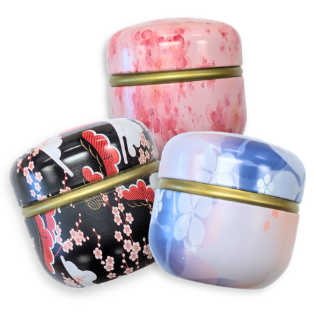 Colourful Metallic Tea Tins for Loose Leaf Tea and Tea Bags, Australia