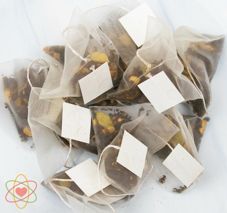 Pain Reliever Tea Bulk Tea Bags 100 Pack – Biodegradable Pyramid Tea Bags, Gold Coast Australia
