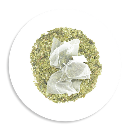 Yerba Mate Mornings Organic Bulk Tea Bags 100 Pack – Biodegradable Pyramid Tea Bags, Packed in Australia