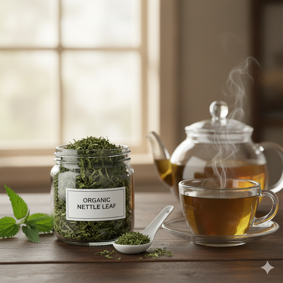 The Gardener's Nuisance, The Herbalist's Treasure: A Guide to Organic Nettle Leaf