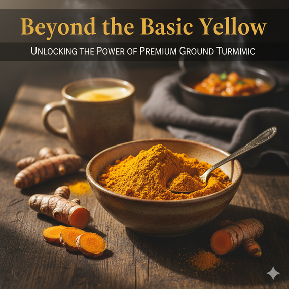 Beyond the Basic Yellow: Unlocking the Power of Premium Ground Turmeric Beyond the Basic Yellow: Unlocking the Power of Premium Ground Turmeric