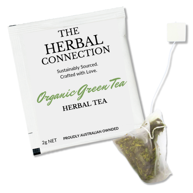 Bulk 100 Pack Individually Wrapped Tea Bags Wholesale, Organic Green Tea
