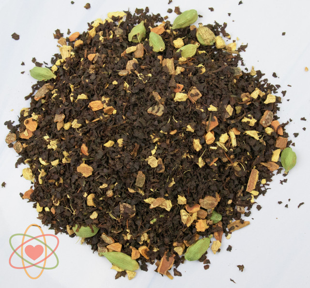 Indian Chai Tea Loose Leaf – Daintree Black Tea with Organic Nutmeg, Cardamom, Cloves, Cinnamon, Ginger, Black Pepper & Star Anise, Blended in Australia