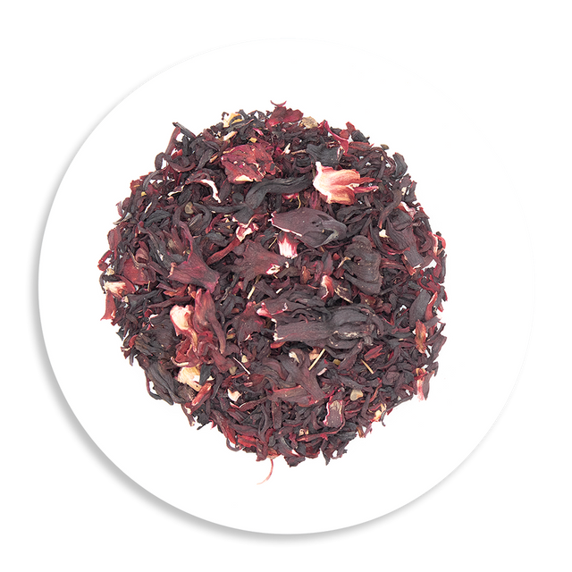 Certified Organic Hibiscus Flowers – Hibiscus sabdariffa Roselle, Deep Crimson Intensely Tart Dried Calyces, 250g to 5kg Bulk Wholesale